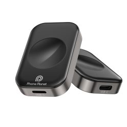   2 az 1-ben Apple Watch töltő, fekete (USB-C és Lightning bemenettel)