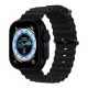 Apple Watch fekete óceán szíj fekete csattal 38/40/41/42MM (Series 10 2024)