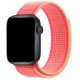 Apple Watch újpiros tépőzáras szövetszíj 42MM (Series 1-3)/44/45/46/49MM