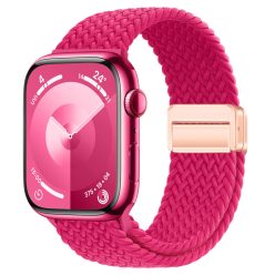   Apple Watch neonrózsaszín fonott szíj 38/40/41/42MM (Series 10 2024)