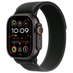   Apple Watch fekete terep szíj fekete csatlakozóval 42MM (Series 1-3)/44/45/46/49MM