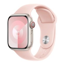   Apple Watch világos rózsaszín szilikon szíj 42MM (Series 1-3)/44/45/46/49MM M/L