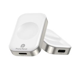   2 az 1-ben Apple Watch töltő, fehér (USB-C és Lightning bemenettel)