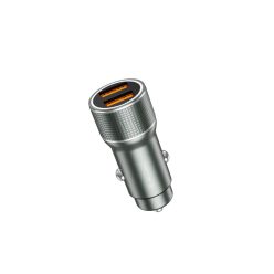 MQC-81 45W 2 USB-A portos szivargyújtós autós töltő