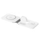 Q900 15W 3 az 1-ben vezeték nélküli MagSafe kompatibilis töltőpad (iPhone, Airpods és Apple Watch) - fehér